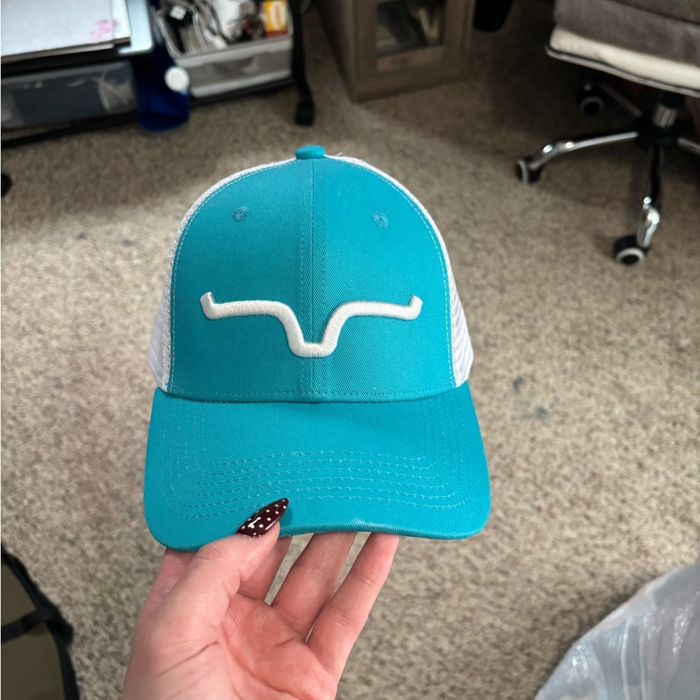 Kimes Ranch Teal and White Hat